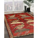 Traditional Red Persian Rug in Family Room, tr860