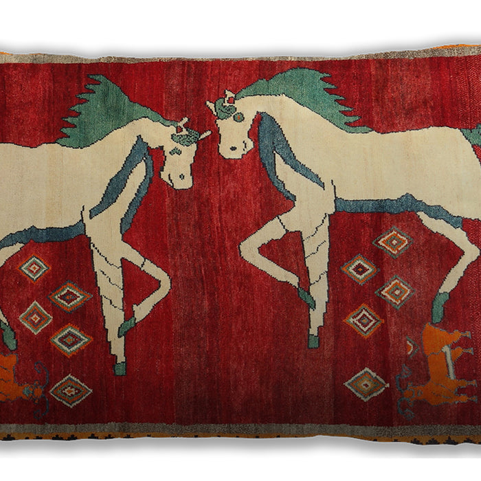 Traditional Classic Rectangular Orange Brown Lumbar Throw Pillow, 13 inch by 19 inch, lbtr863