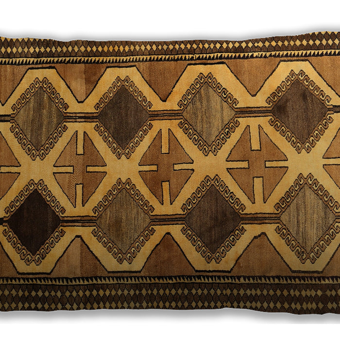 Traditional Classic Rectangular Dark Orange Lumbar Throw Pillow, 13 inch by 19 inch, lbtr864