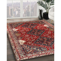 Traditional Orange Salmon Pink Persian Rug, tr867