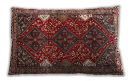 Traditional Classic Rectangular Orange Salmon Pink Lumbar Throw Pillow, 13 inch by 19 inch, lbtr867