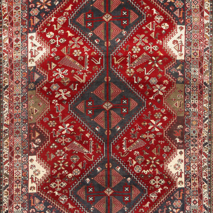 Traditional Orange Salmon Pink Persian Rug, tr867