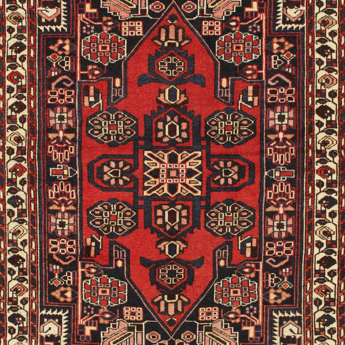 Traditional Saffron Red Persian Rug, tr86