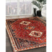 Traditional Red Persian Rug in Family Room, tr870
