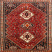 Square Traditional Red Persian Rug, tr870