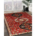 Machine Washable Traditional Tomato Red Rug in a Family Room, wshtr871