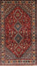 Traditional Dark Almond Brown Persian Rug, tr872