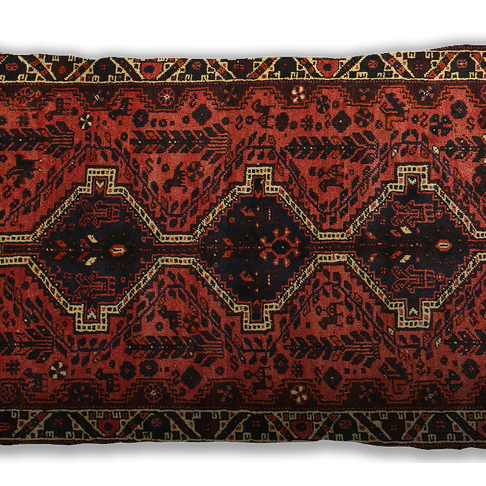 Traditional Classic Rectangular Dark Sienna Brown Lumbar Throw Pillow, 13 inch by 19 inch, lbtr873
