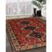 Machine Washable Traditional Dark Sienna Brown Rug in a Family Room, wshtr873