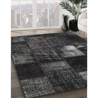 Traditional Charcoal Black Persian Rug, tr875