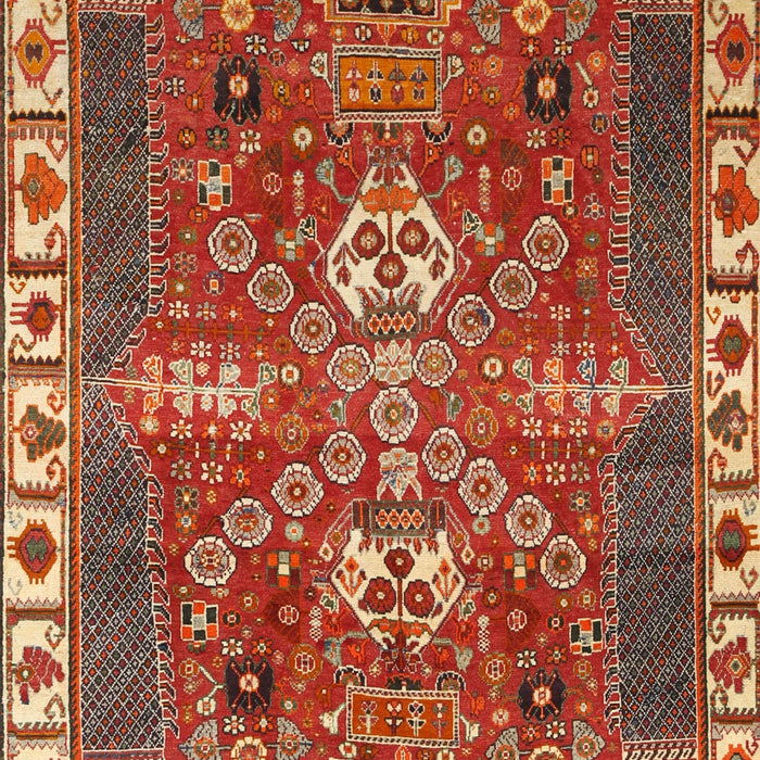 Machine Washable Traditional Peru Brown Rug, wshtr876