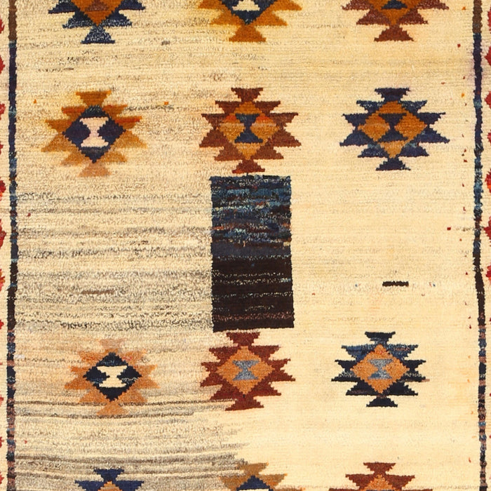 Traditional Gold Brown Southwestern Rug, tr877