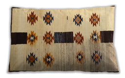 Traditional Classic Rectangular Petra Gold Brown Lumbar Throw Pillow, 13 inch by 19 inch, lbtr877