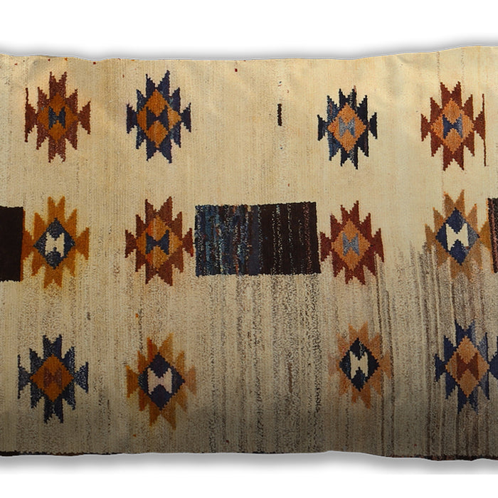 Traditional Classic Rectangular Petra Gold Brown Lumbar Throw Pillow, 13 inch by 19 inch, lbtr877