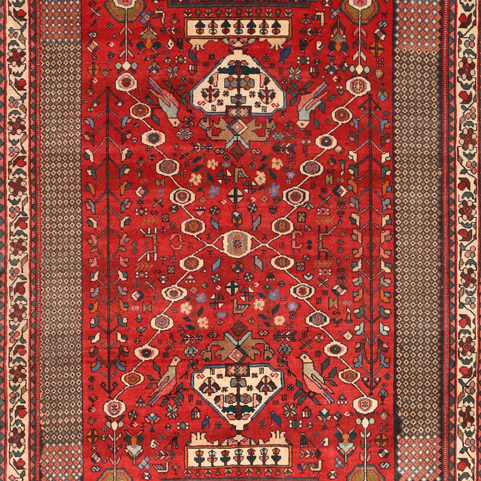 Machine Washable Traditional Gold Brown Rug, wshtr879