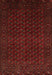 Machine Washable Traditional Crimson Red Rug, wshtr87