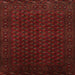 Square Traditional Crimson Red Persian Rug, tr87