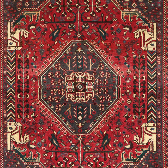 Machine Washable Traditional Brown Rug, wshtr880