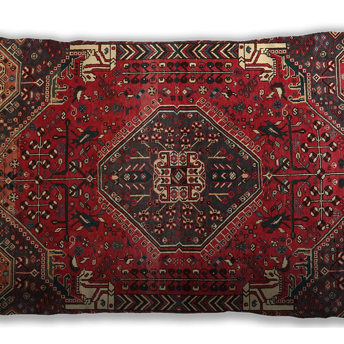 Traditional Classic Rectangular Brown Lumbar Throw Pillow, 13 inch by 19 inch, lbtr880