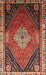 Machine Washable Traditional Orange Salmon Pink Rug, wshtr881