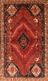 Machine Washable Traditional Gold Brown Rug, wshtr882