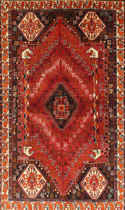 Machine Washable Traditional Gold Brown Rug, wshtr882