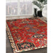 Traditional Red Persian Rug in Family Room, tr884