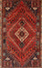 Machine Washable Traditional Sienna Brown Rug, wshtr885