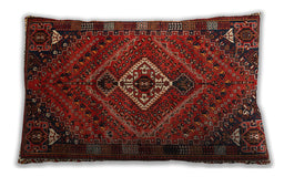 Traditional Classic Rectangular Sienna Brown Lumbar Throw Pillow, 13 inch by 19 inch, lbtr885