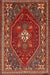 Traditional Gold Brown Persian Rug, tr886