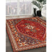 Machine Washable Traditional Gold Brown Rug in a Family Room, wshtr886