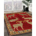 Machine Washable Traditional Red Rug in a Family Room, wshtr888