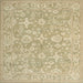 Square Traditional Brown Oriental Rug, tr893