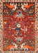 Traditional Orange Brown Animal Rug, tr894