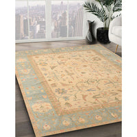 Traditional Sand Brown Persian Rug, tr895