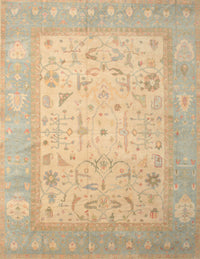 Machine Washable Traditional Sand Brown Rug, wshtr895