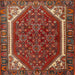Square Traditional Red Persian Rug, tr898