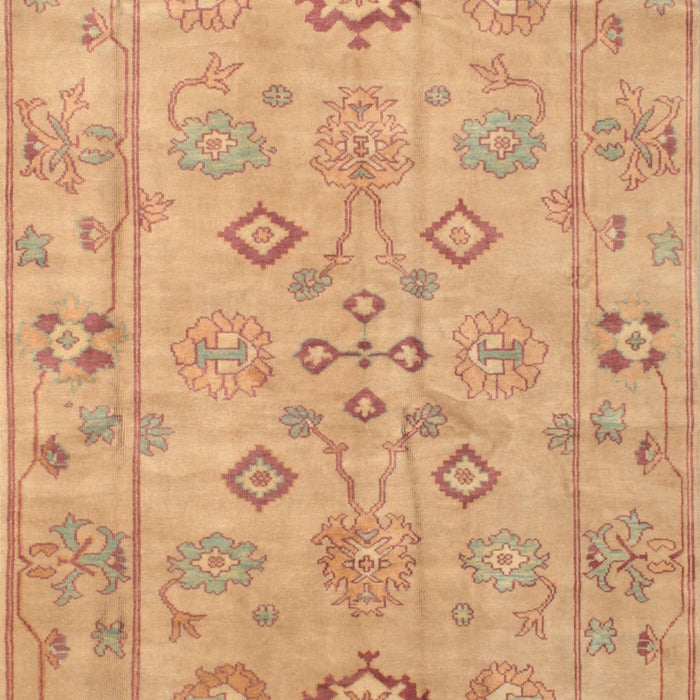 Machine Washable Traditional Orange Rug, wshtr899