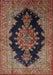 Machine Washable Traditional Dark Almond Brown Rug, wshtr89