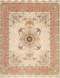 Machine Washable Traditional Brown Rug, wshtr8