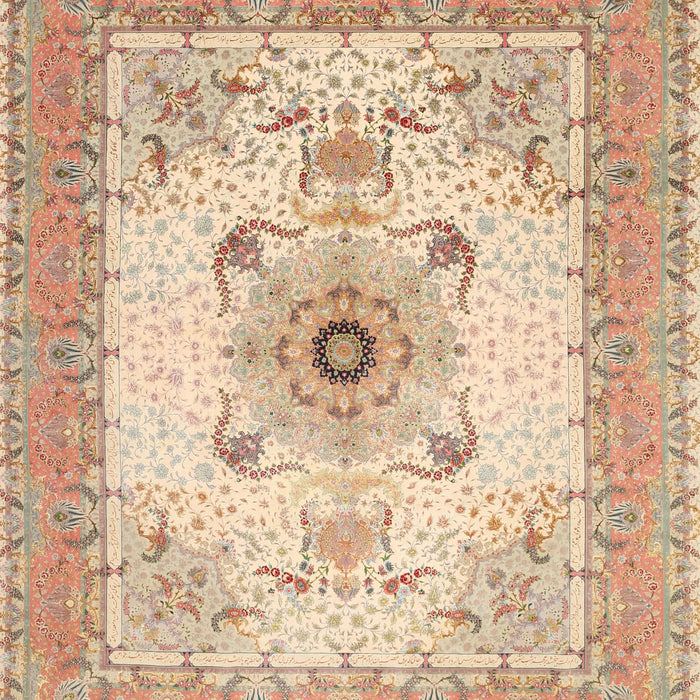Machine Washable Traditional Brown Rug, wshtr8