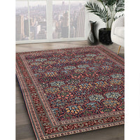 Traditional Dark Almond Brown Persian Rug, tr900