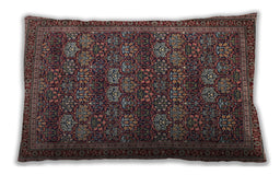 Traditional Classic Rectangular Dark Almond Brown Lumbar Throw Pillow, 13 inch by 19 inch, lbtr900