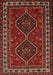 Traditional Sienna Brown Persian Rug, tr901