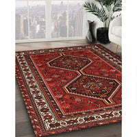 Traditional Sienna Brown Persian Rug, tr901