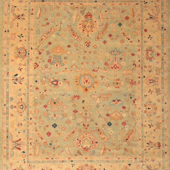 Traditional Orange Oriental Rug, tr904