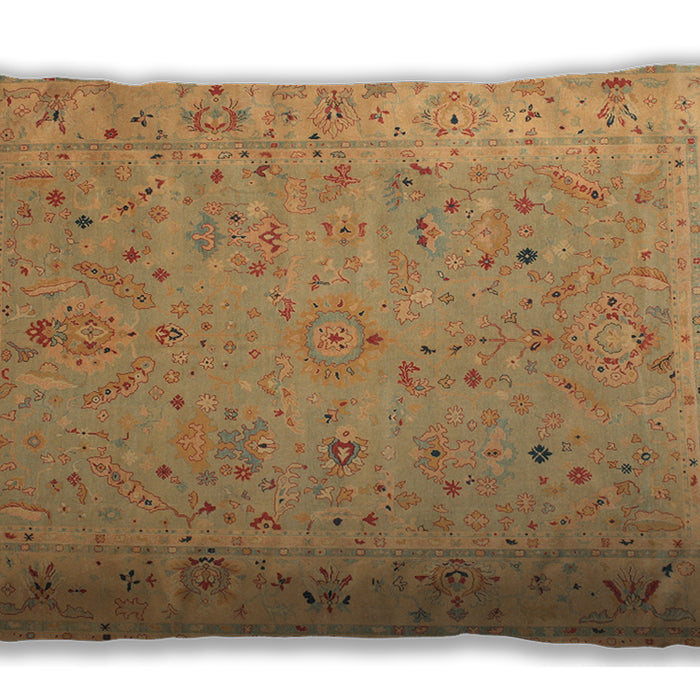 Traditional Classic Rectangular Orange Lumbar Throw Pillow, 13 inch by 19 inch, lbtr904