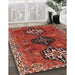 Traditional Rust Pink Persian Rug in Family Room, tr905