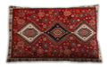 Traditional Classic Rectangular Copper Red Pink Lumbar Throw Pillow, 13 inch by 19 inch, lbtr906