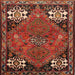 Square Traditional Red Persian Rug, tr907